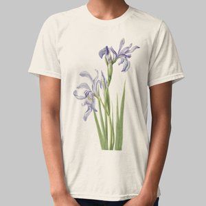 Rocky Mountain Iris VTG Floral Print Short Sleeve Graphic Tee T-shirt S M L XL